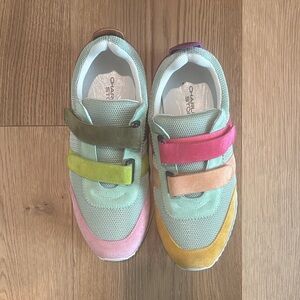 Charlotte Stone Pastel Multi-Strap Sneakers